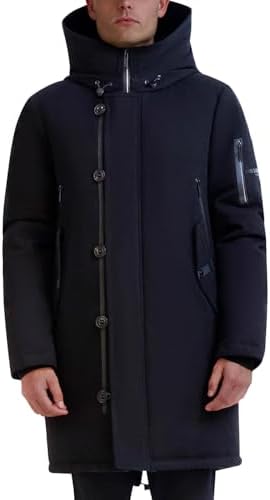 KARL LAGERFELD Paris Men's Sportswear coat,black,XS at Amazon